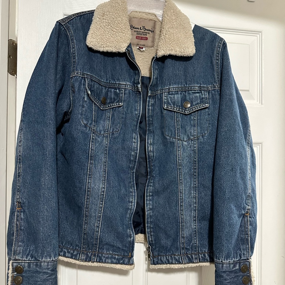 Steve and Barry's Sherpa Jean Jacket